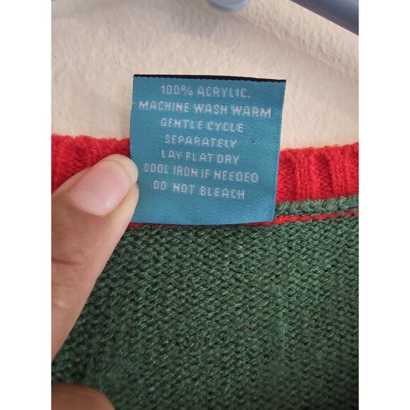 Norther Pole Dachshund Christmas Sweater Wiener Dogs Pullover Women's Size Small - Picture 5 of 6